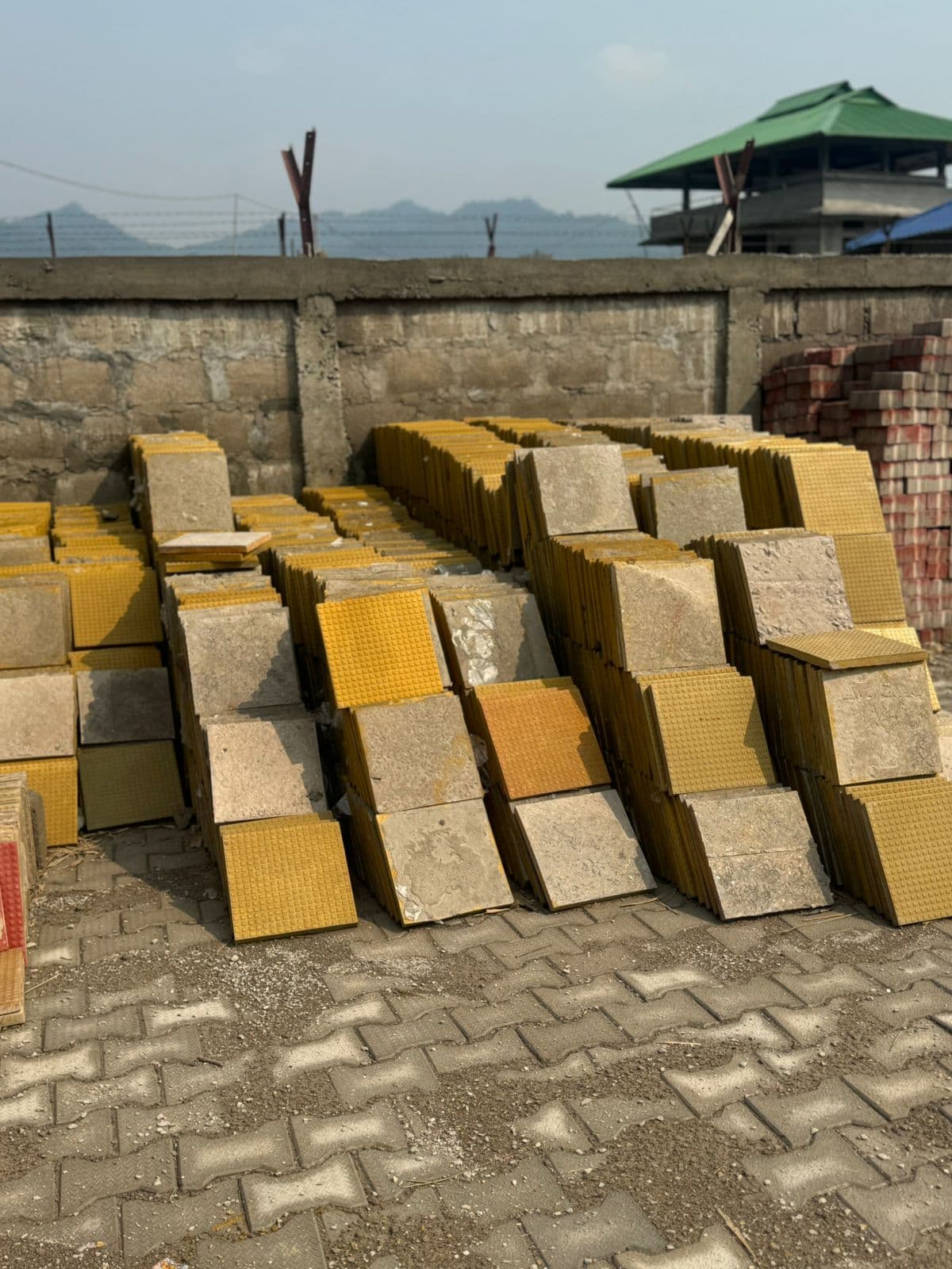 Featured cement factory scene