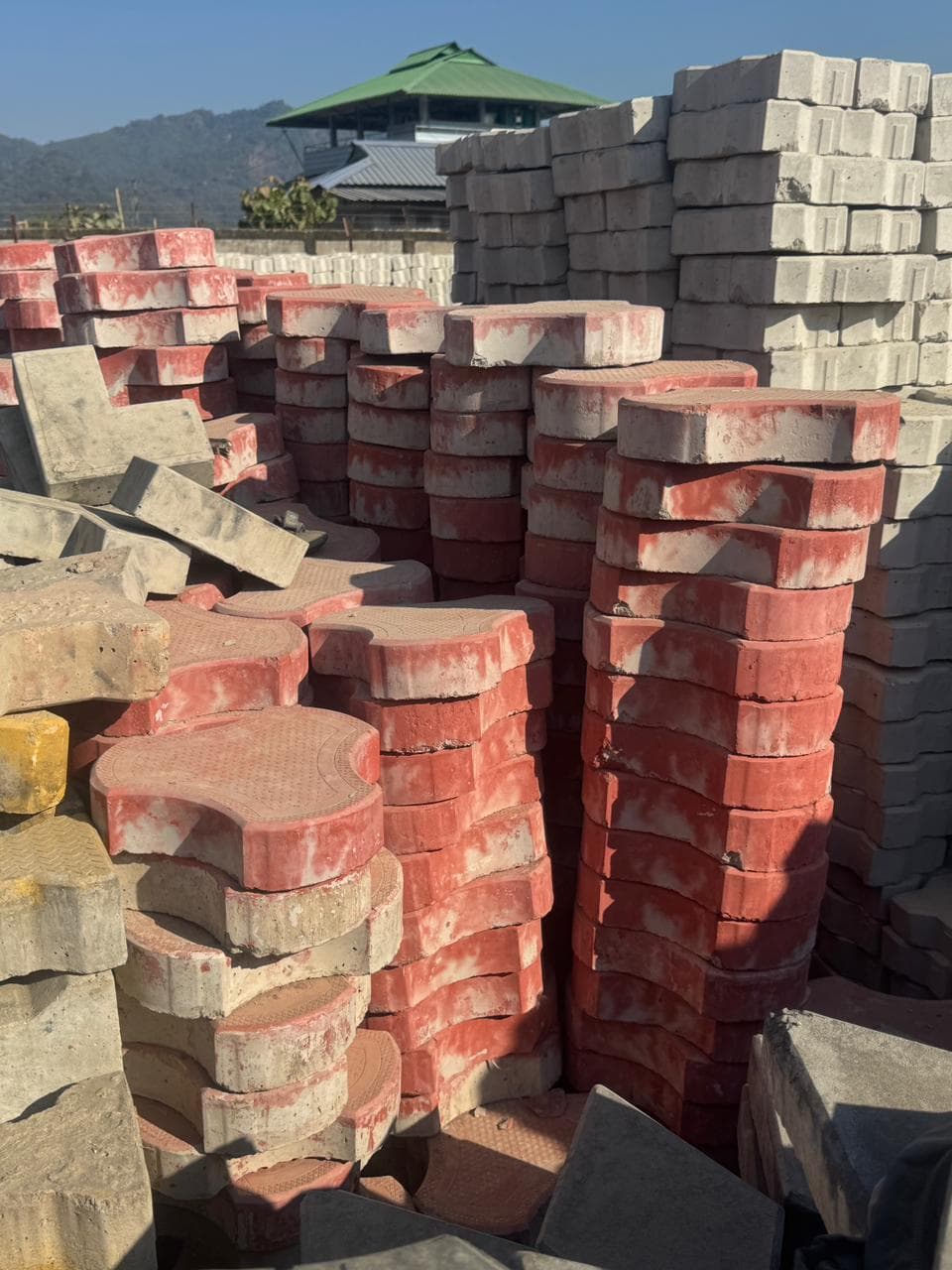 Featured cement factory scene